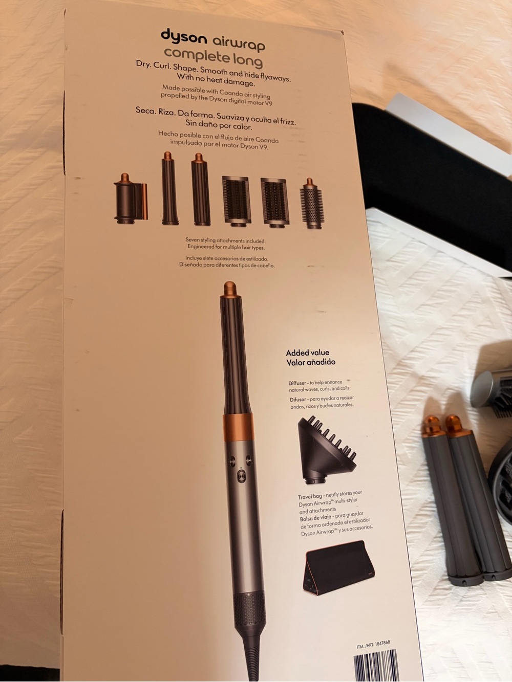Dyson Airwrap Complete Long - Charcoal with Copper Accents